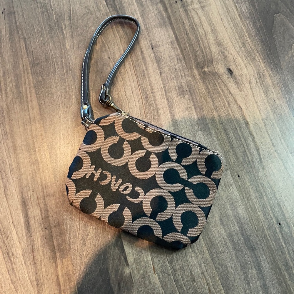 Coach mini-wristlet - never used!